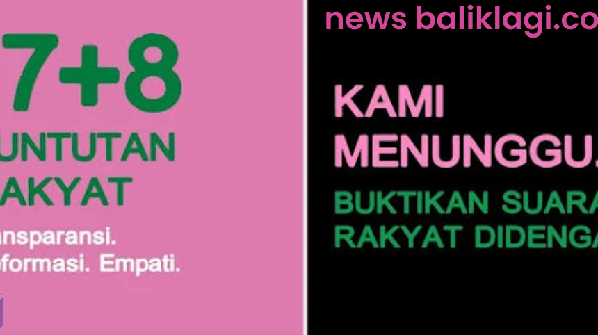 Gerakan 17+8 Tuntutan Rakyat: Apa Langkah Berikutnya